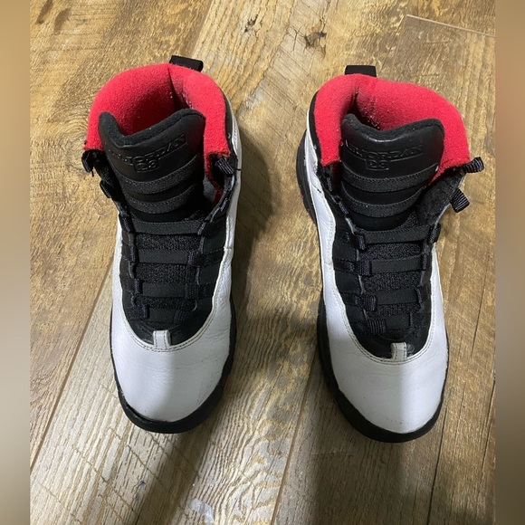 Jordan Other - Nike Air Jordan 10 Retro “Double Nickel” Kids Black and White Sneakers Size 5.5Y